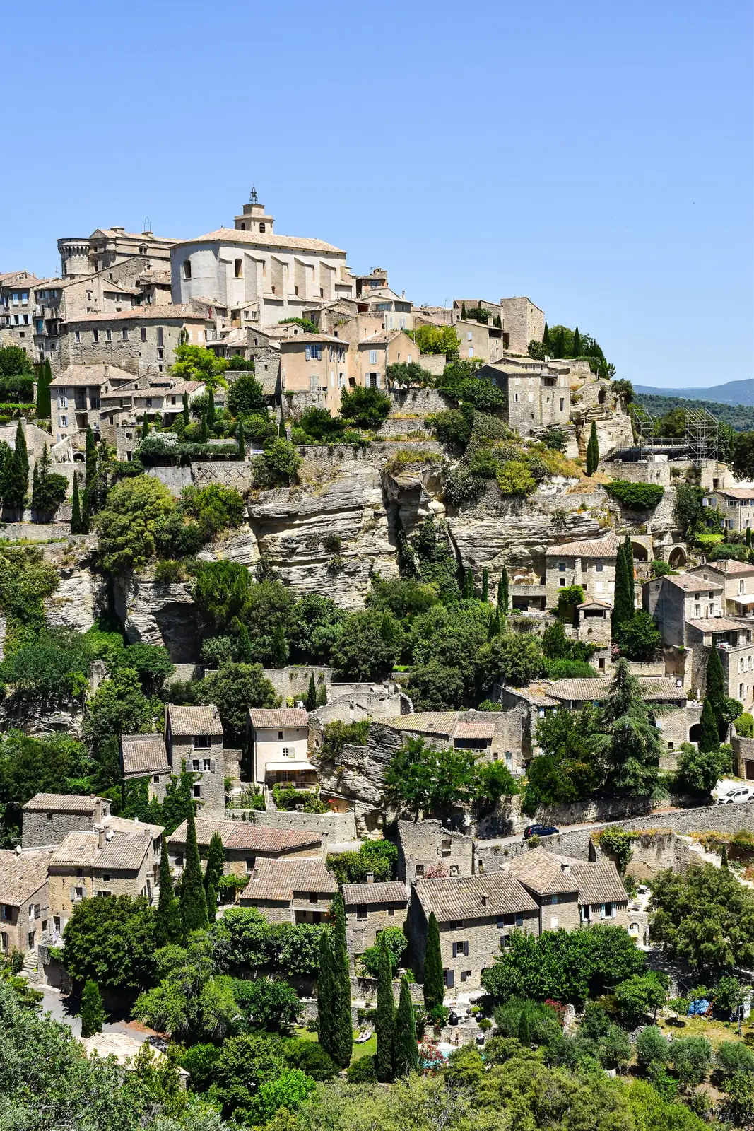 The hillside village of Gordes in Provence